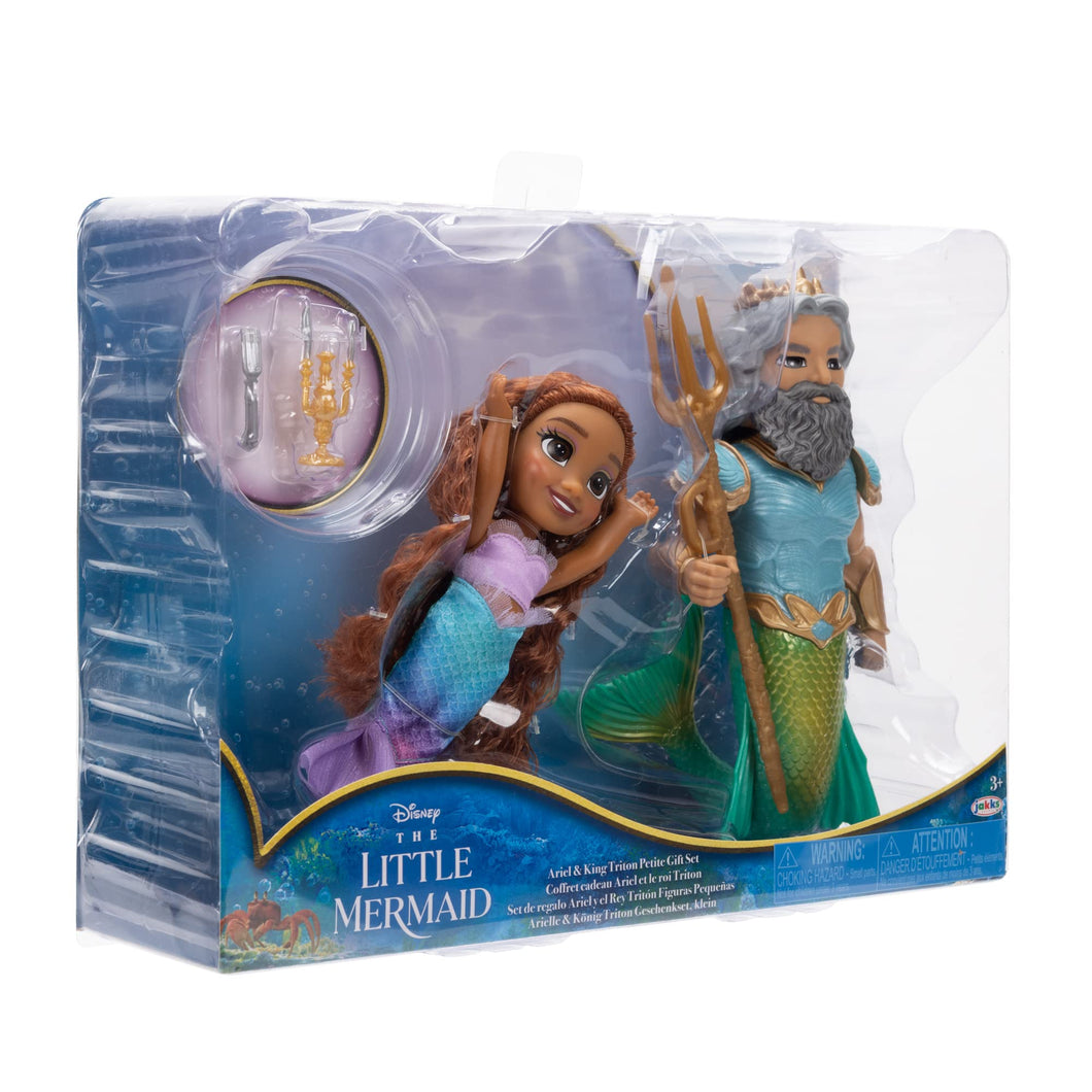 Disney The Little Mermaid - Ariel & King Triton Petite Gift Set
