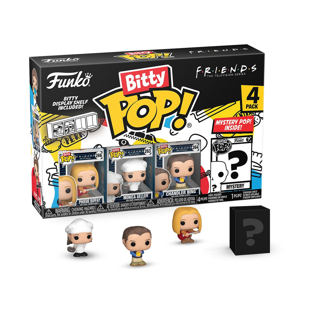 Funko Bitty Pop F.R.I.E.N.D.S - Phoebe Buffay, Monica Geller & Chandler Bing