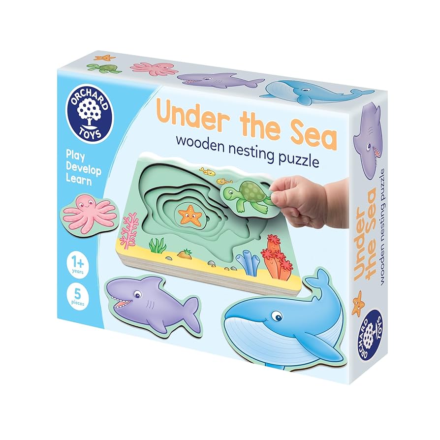 Orchard Toys Under The Sea Wooden Nesting Puzzle