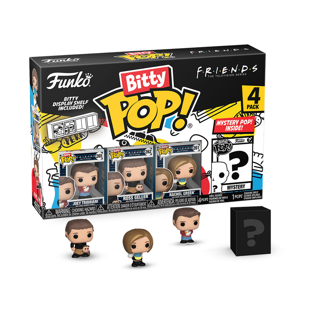 Funko Bitty Pop F.R.I.E.N.D.S - Joey Tribbiani, Ross Geller & Rachel Green