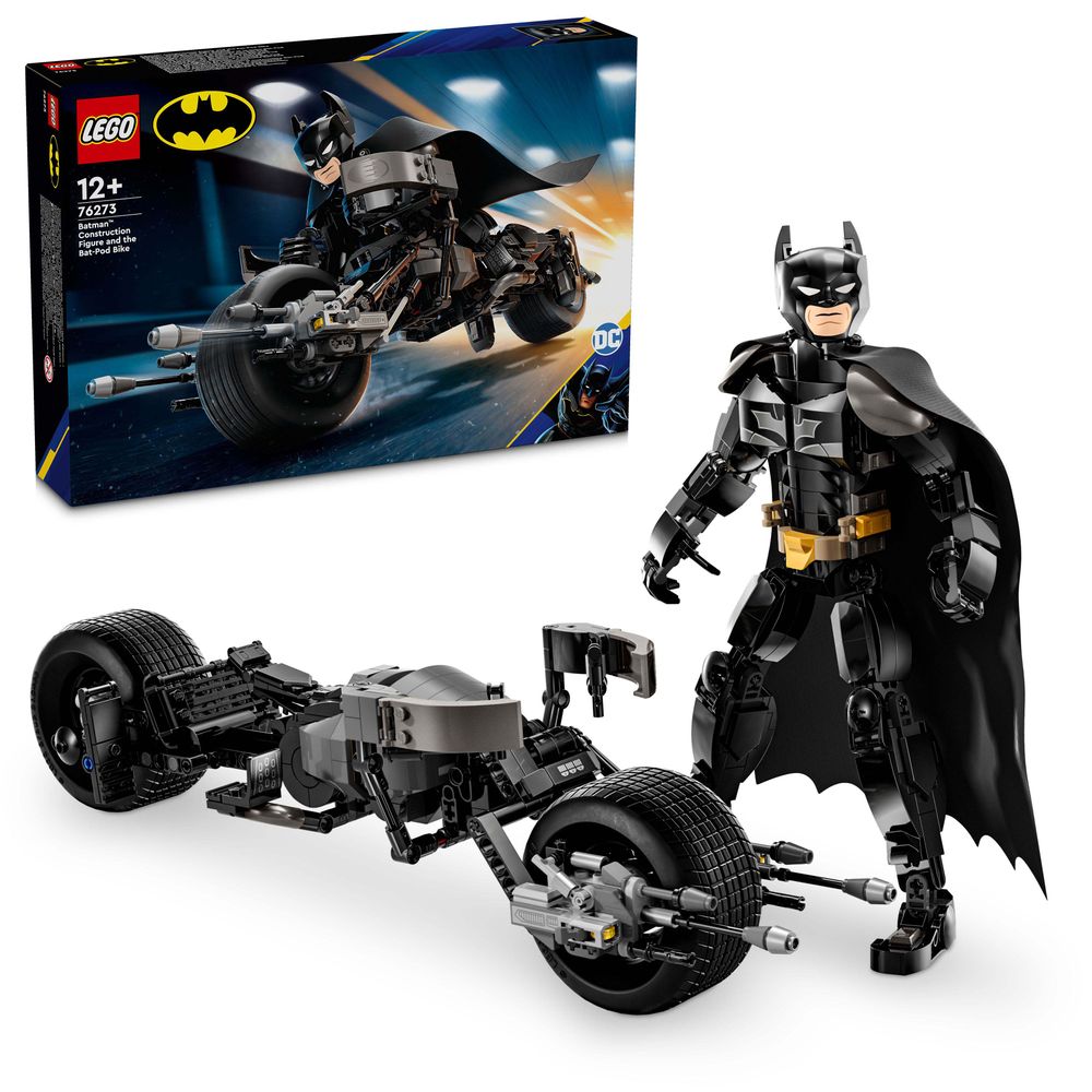 LEGO Batman 76273 Batman Construction Figure and the Bat-Pod Bike