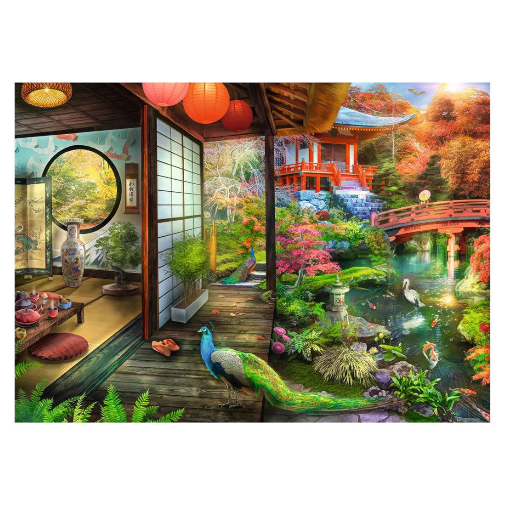 Japanese Garden Teahouse 1000pc