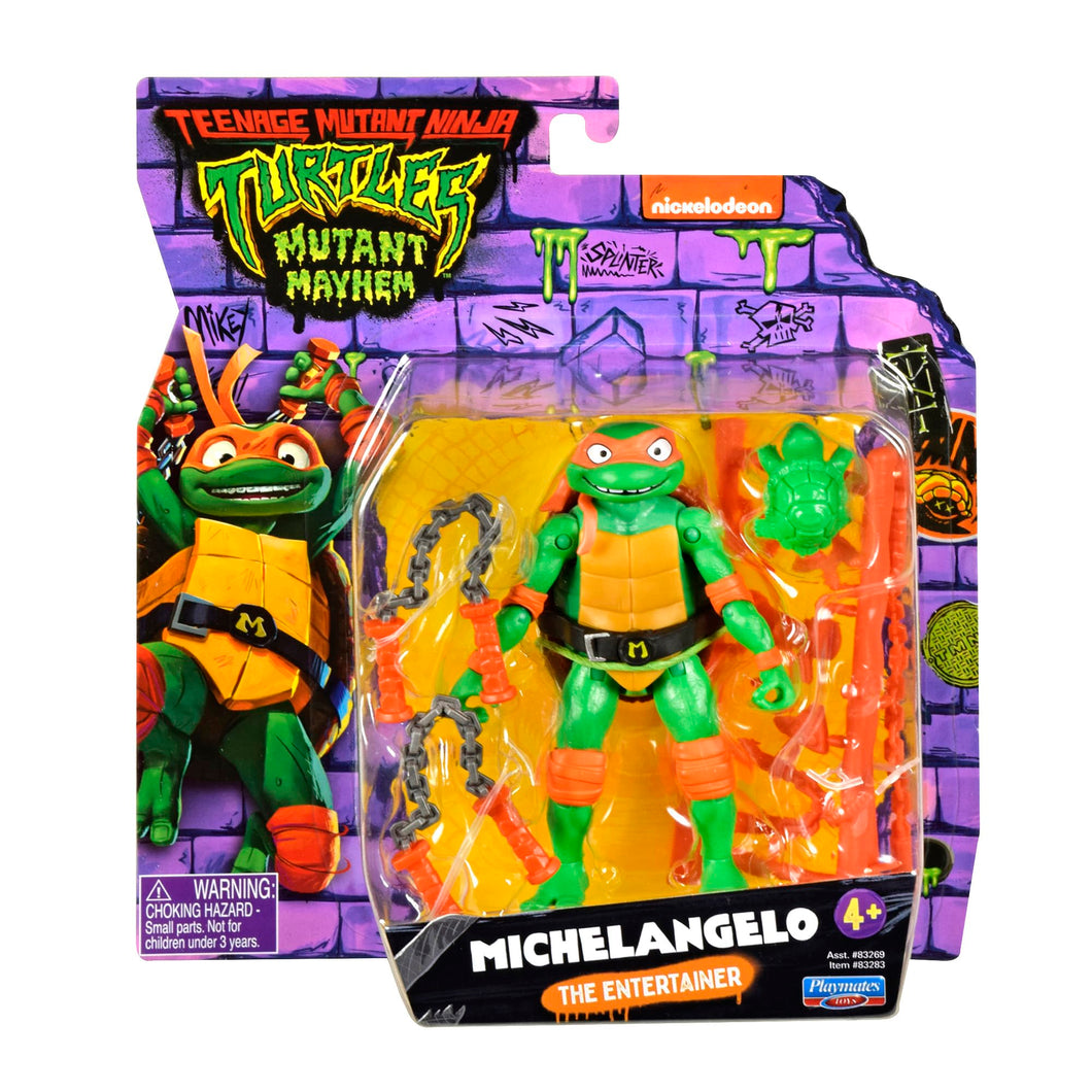 Teenage Mutant Ninja Turtles Mutant Mayhem - 4.5” Michelangelo