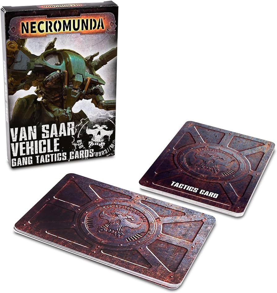 Necromunda Van Saar Vehicle Gang Tactics Cards 301-26
