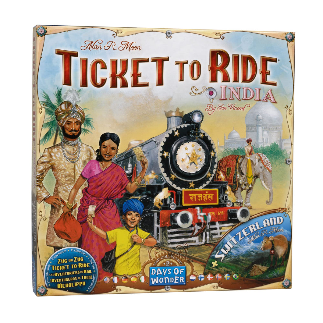 Ticket to Ride India + Switzerland