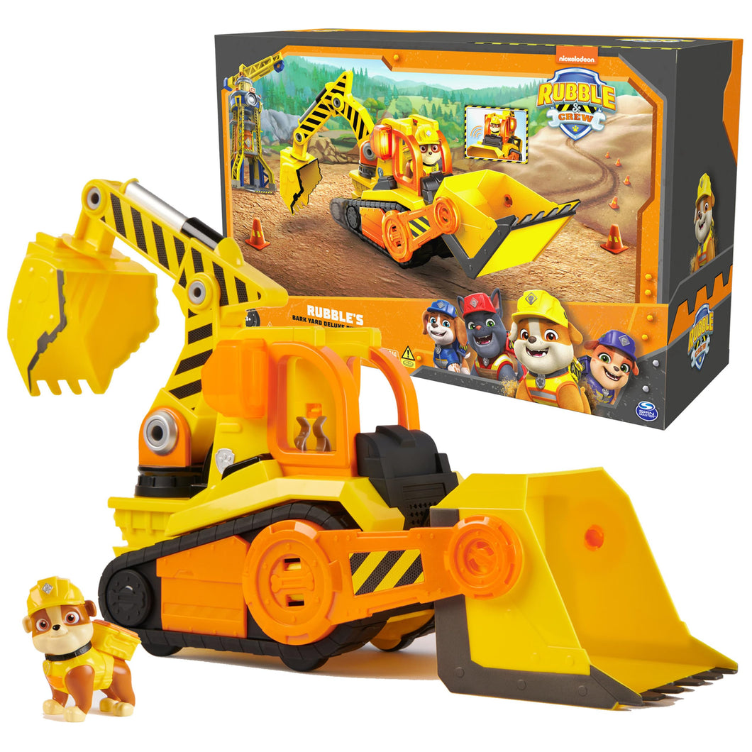 Paw Patrol Rubbles Bark Yard Deluxe Bulldozer