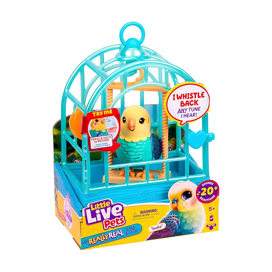 Little Live Pets - Bird & Cage Blue