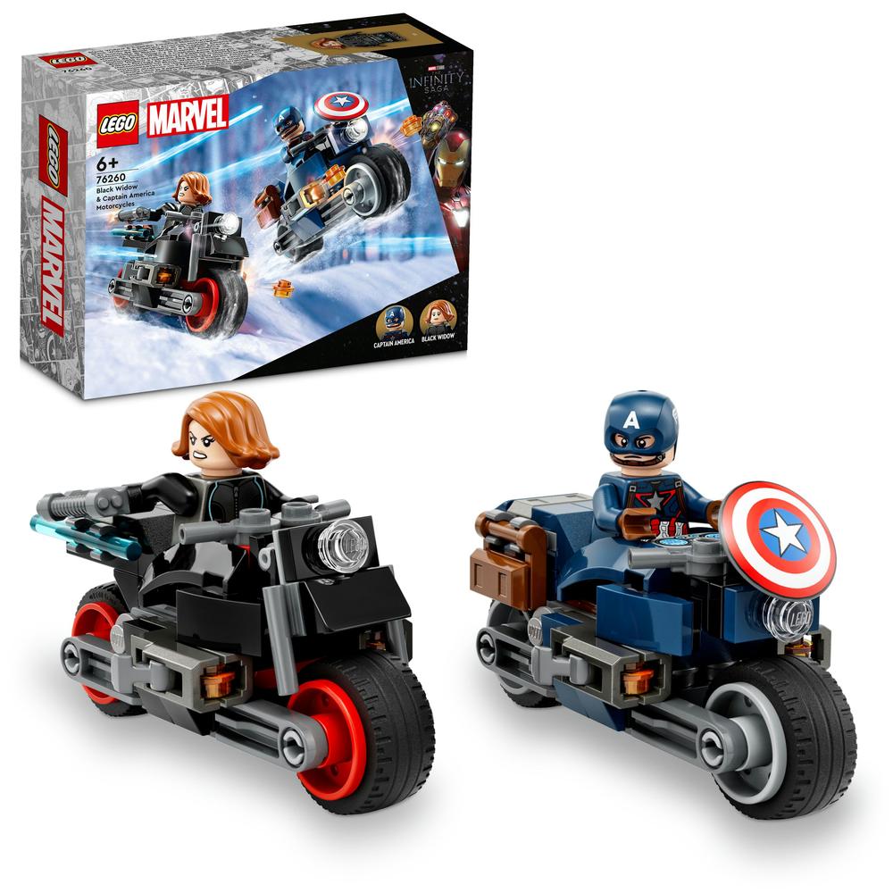 LEGO Marvel 76260 Black Widow & Captain America Motorcycles