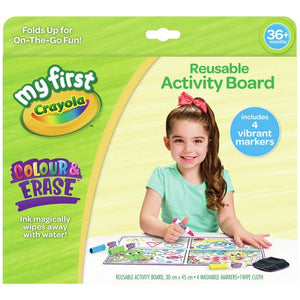 Crayola My First Colour & Erase Reusable Activity Board