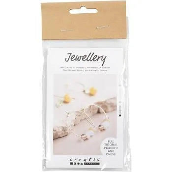 Jewellery Maker Mini Craft Kit - Beading Hoops with Beads