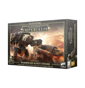 Legions Imperialis Warhound Scout Titans with Turbo Laser Destructors and Vulcan Mega-Bolters 03-24