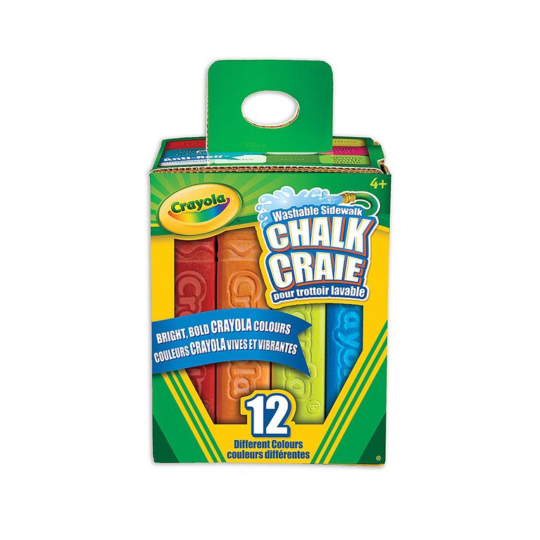 Crayola Washable Outdoor Chalk 12 pack