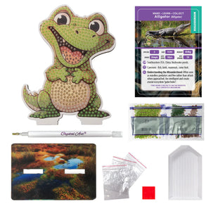 Crystal Art Craft Buddies - Alligator
