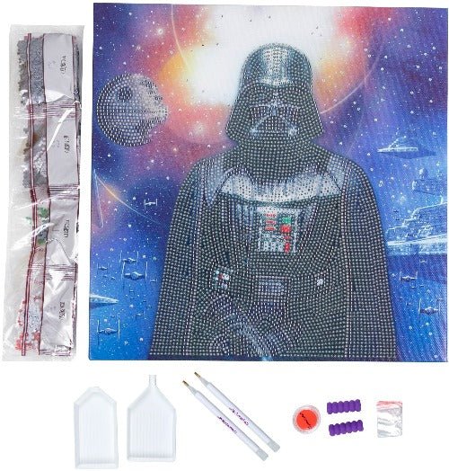 Crystal Art Framed Canvas Kit - Darth Vader