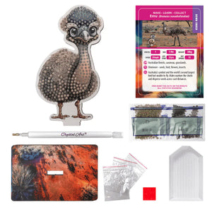 Crystal Art Craft Buddies - Emu