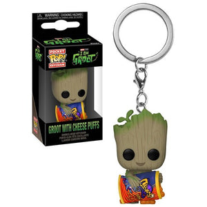 Funko Pop Keychain - Groot with Cheese Puffs