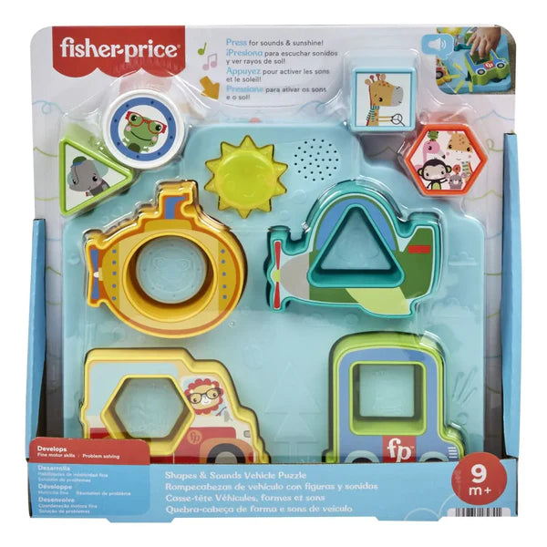 FisherPrice Shapes & Sounds Vehicle Puzzle