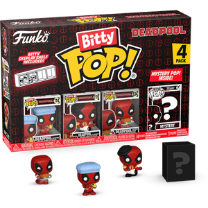 Funko Bitty Pop Deadpool - Deadpool Bathtime, Deadpool Flamenco & Deadpool Super Hero