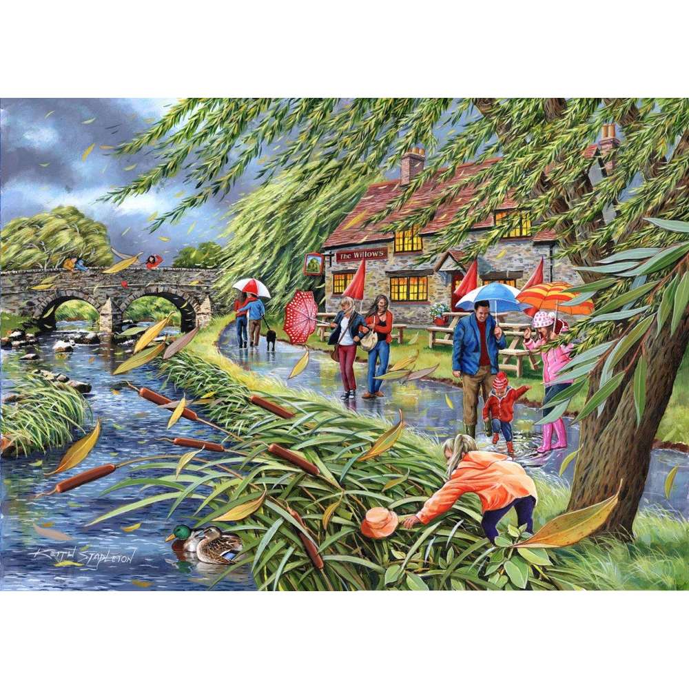 Wind at the Willows 1000pc Puzzle