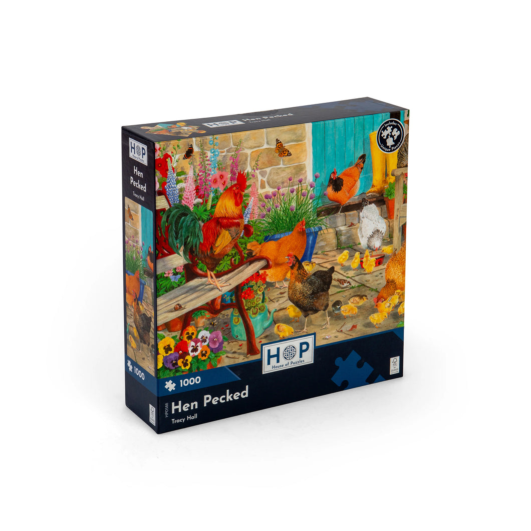 Hen Pecked 1000pc Puzzle