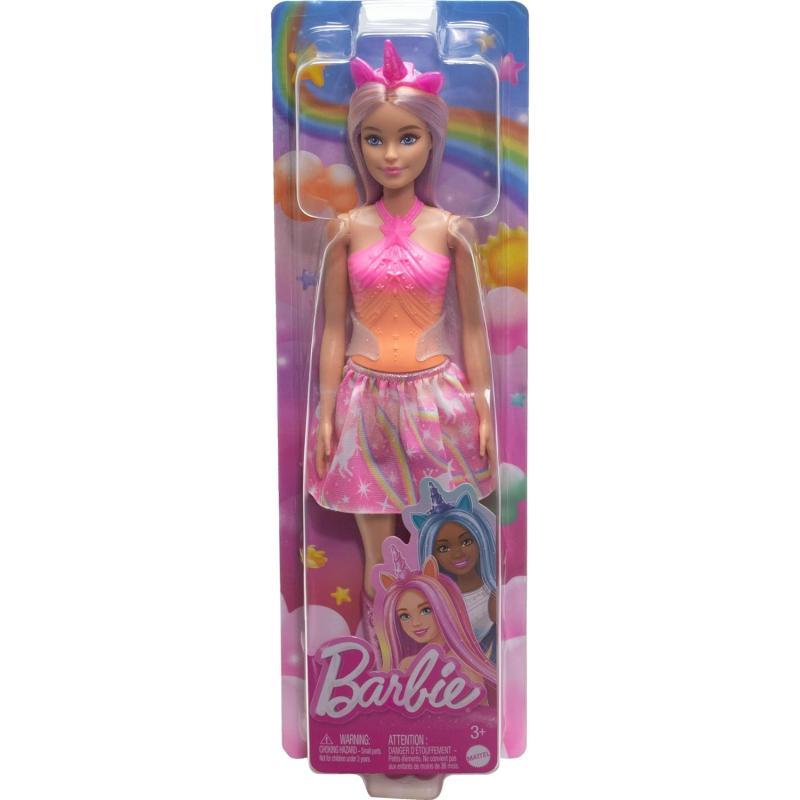 Barbie Unicorn Doll - Pink