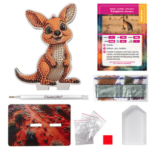 Crystal Art Craft Buddies - Kangaroo