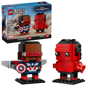 LEGO BrickHeadz 40668 Captain America & Red Hulk