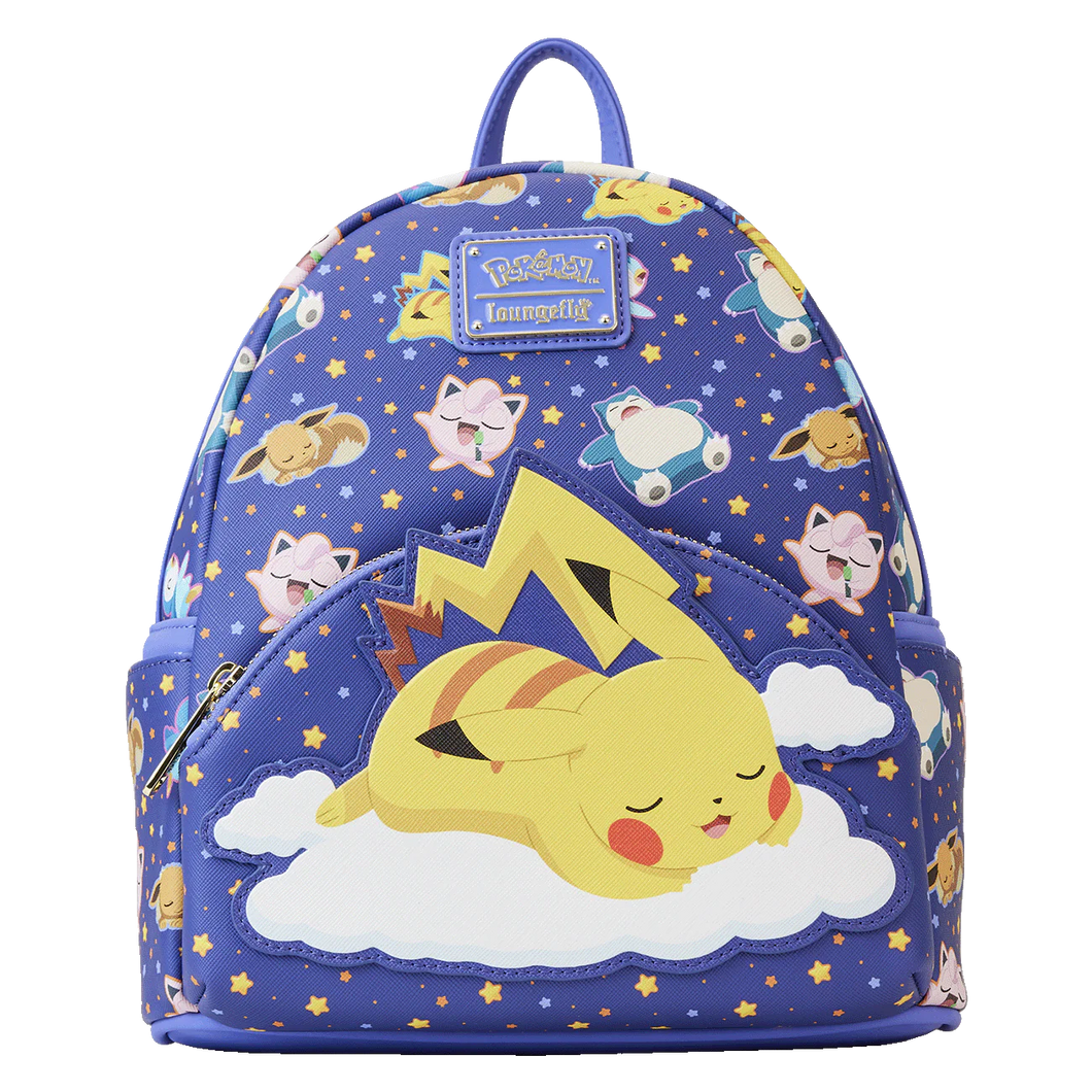 Loungefly Pokémon Sleeping Pikachu and Friends Mini Backpack