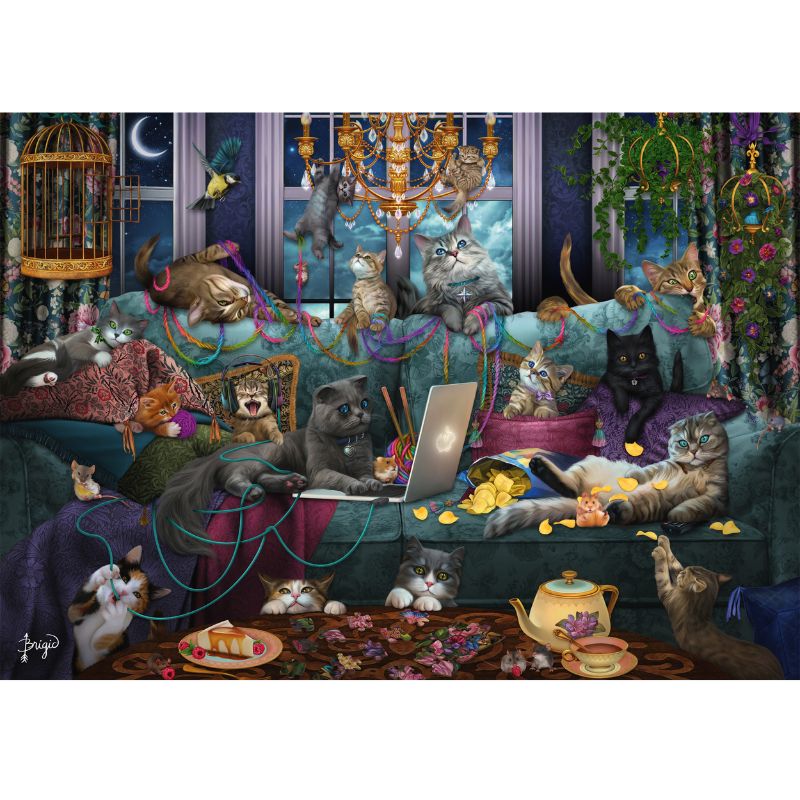 Schmidt Brigid Ashwood Quarantine Cats 1000pc