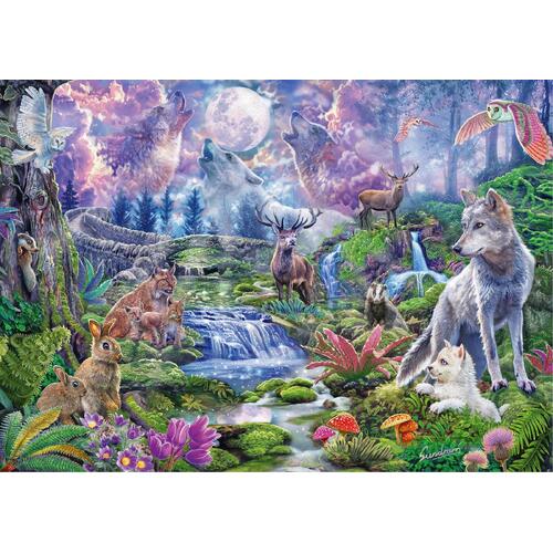 Schmidt Steve Sundram Moonlit Wildlife 1000pc