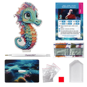 Crystal Art Craft Buddies - Seahorse