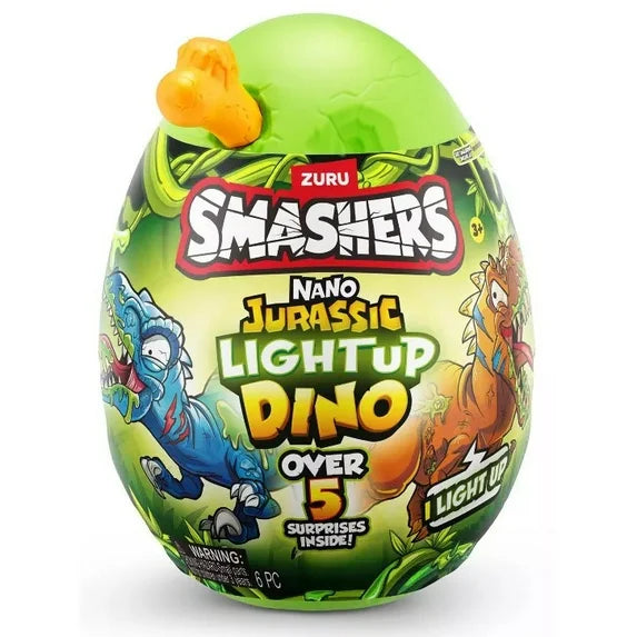 Smashers Nano Jurassic Light Up Dino Surprise Egg
