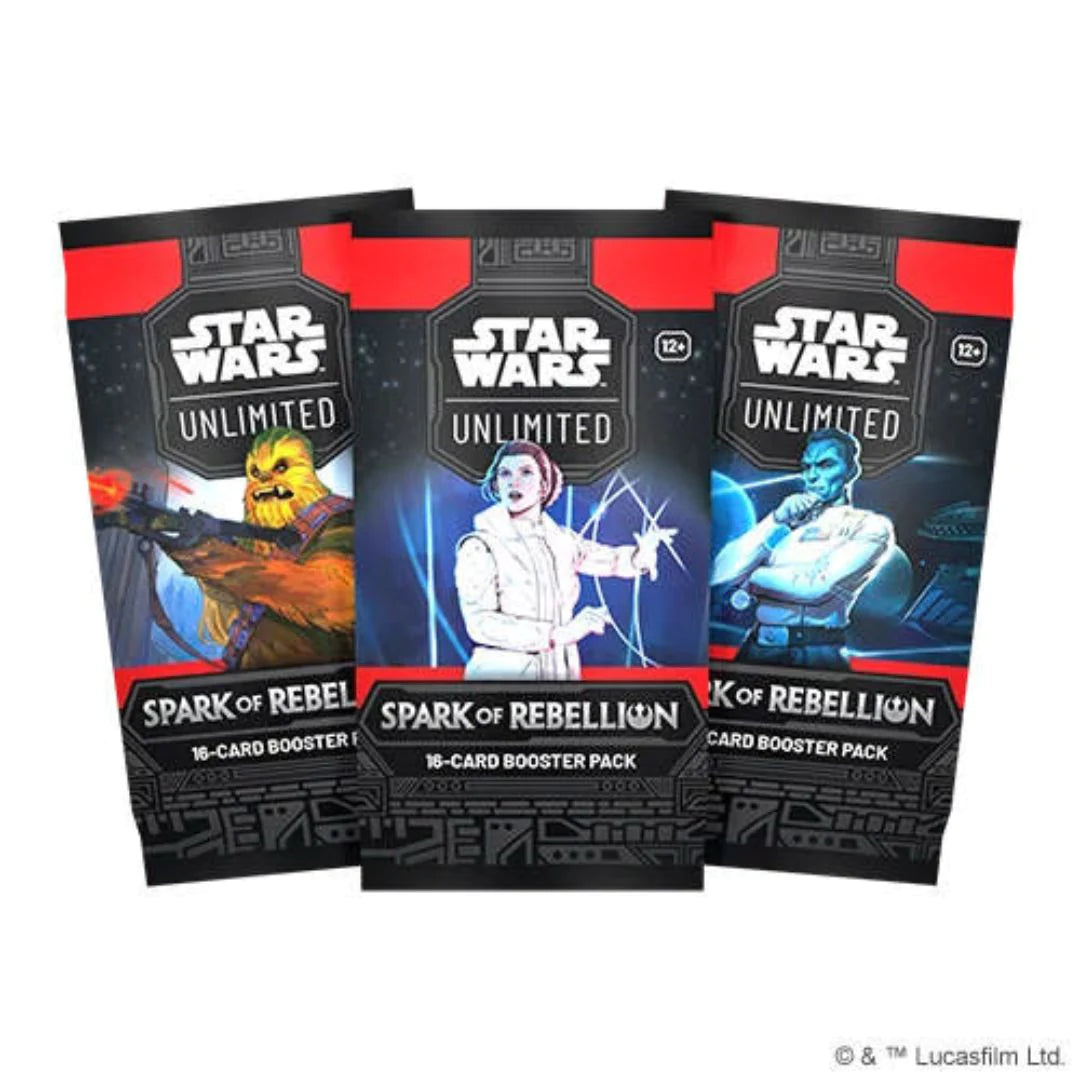 star wars destiny booster box Star Wars Unlimited Spark of Rebellion Booster Pack – Bambola Toymaster