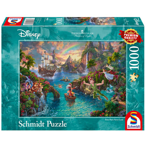 Schmidt DIsney Thomas Kinkade Peter Pan’s Never Land 1000pc