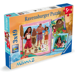 Moana 2 Puzzles 3x49pcs