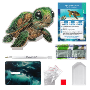 Crystal Art Craft Buddies - Turtle