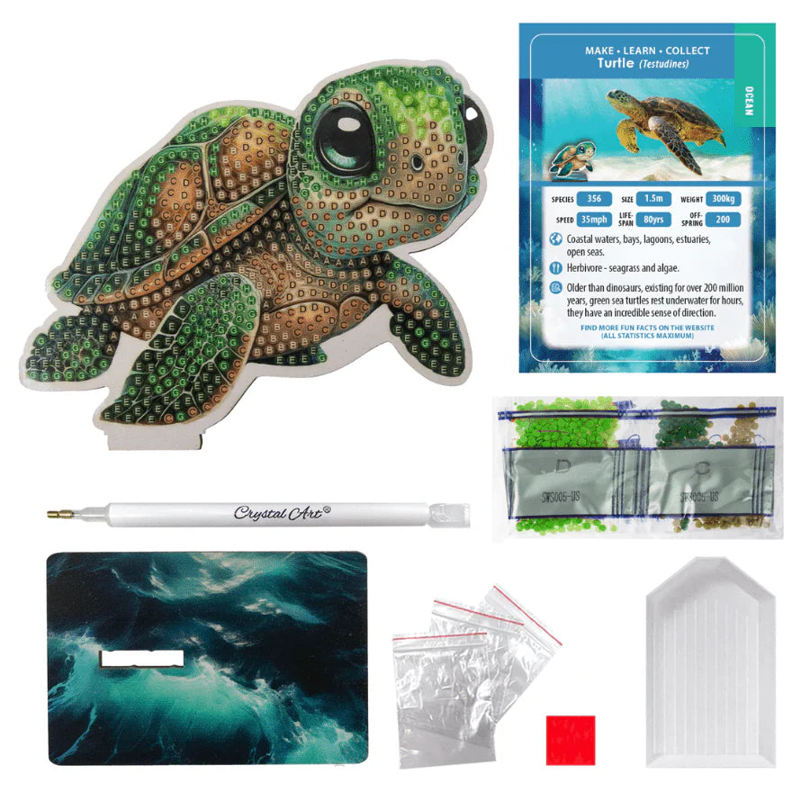 Crystal Art Craft Buddies - Turtle