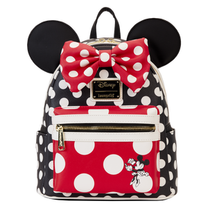 Loungefly Disney Minnie Rocks the Dots Classic Mini Backpack