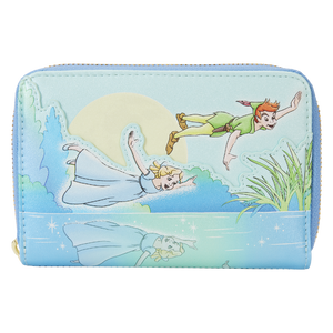 Loungefly Disney Peter Pan You Can Fly Glows Zip Around Wallet