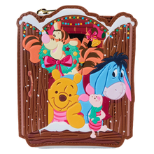 Load image into Gallery viewer, Loungefly Disney Winnie the Pooh and Friends Holiday Scene Wallet
