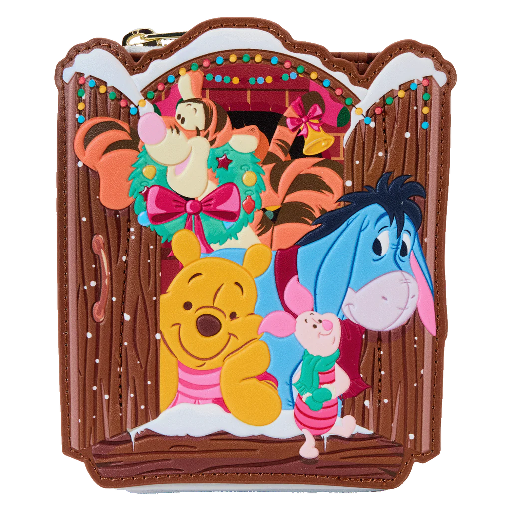 Loungefly Disney Winnie the Pooh and Friends Holiday Scene Wallet