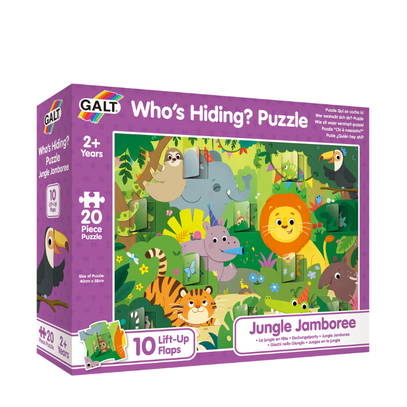 Galt Who’s Hiding? Puzzle - Jungle Jamboree 20pc