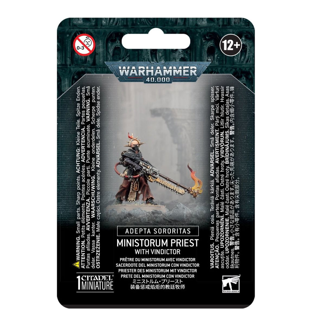 Adepta Sororitas Ministorum Priest with Vindictor 52-51