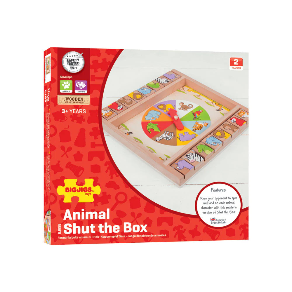 BigJigs Animal Shut The Box