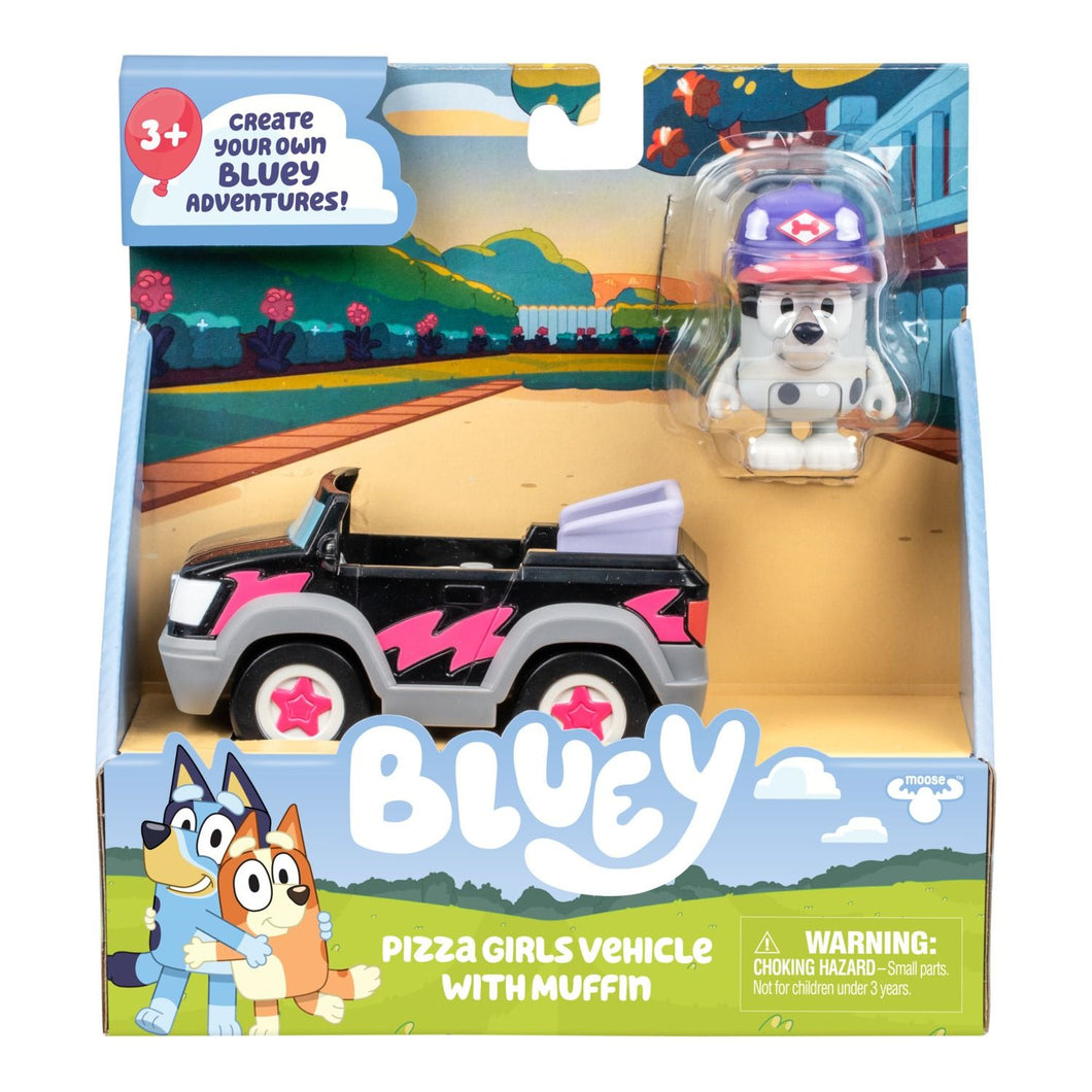 Bluey - Pizza Girls Vehicle With Muffin