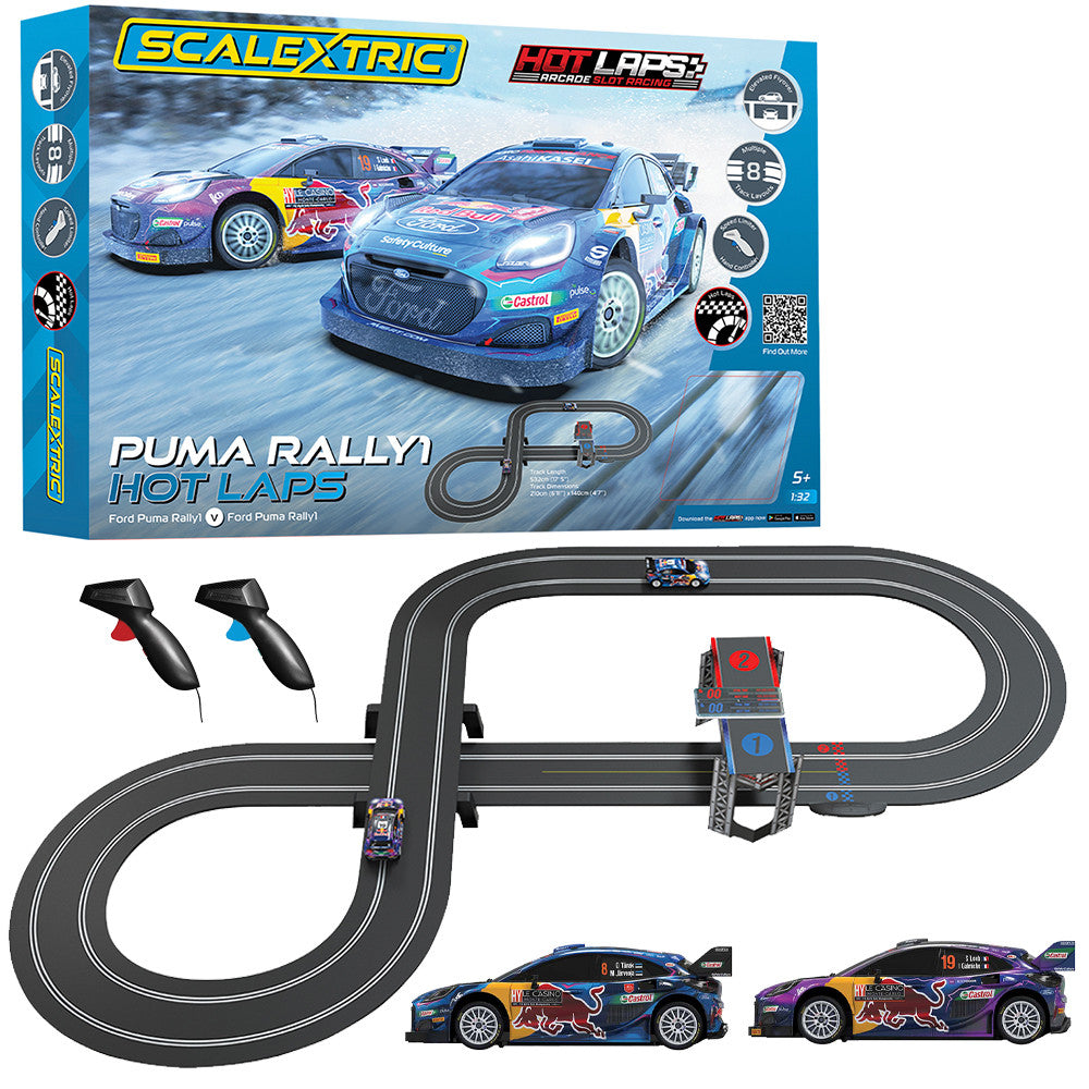 Scalextric Ford Puma Rally Hot Laps Race Set