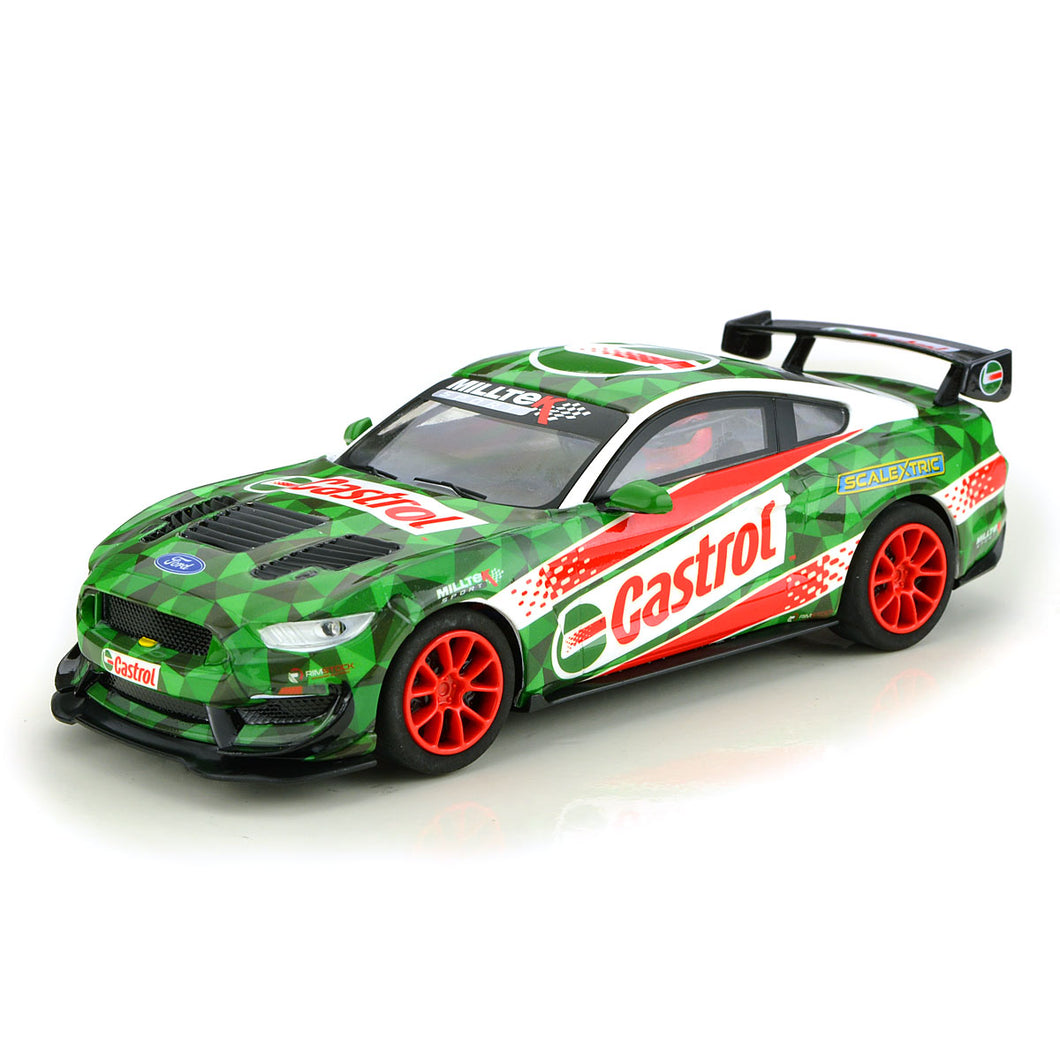 Scalextric Ford Mustang GT4 Castrol Drift Car