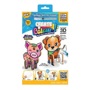 Create n Colour Pig & Dog