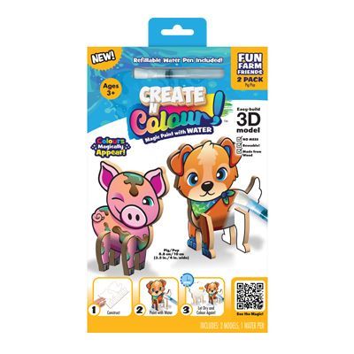 Create n Colour Pig & Dog
