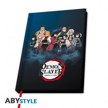 Load image into Gallery viewer, Demon Slayer A5 Notebook Pillars
